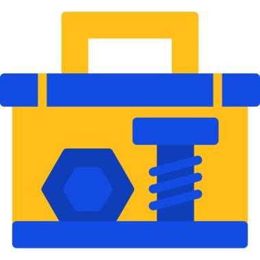 kutu teslim lojistik simgesi düz biçimli