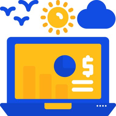 bulut hesaplama bilgisayar simgesi