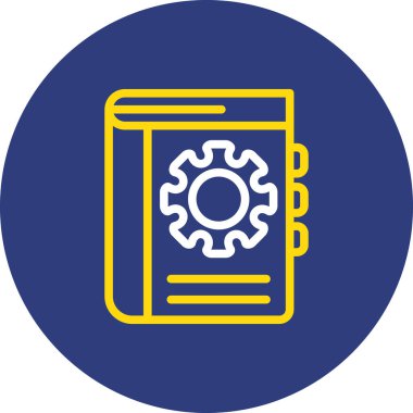 Vektör Defteri Simgesi illüstrasyonu