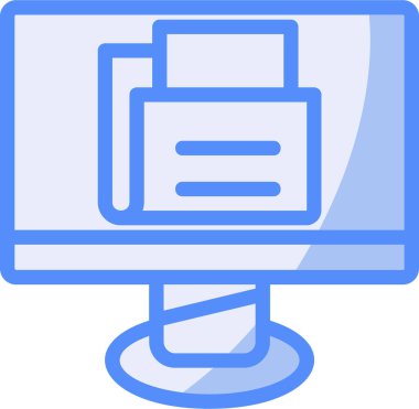 Bilgisayardaki ekran izleme simgesi - donanım kategorisi