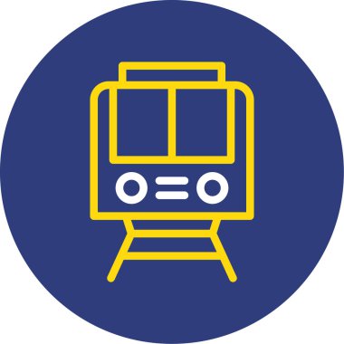 vektör tren istasyonu simgesi