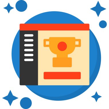 Ödül kupası kazanan simge