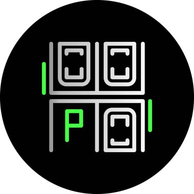 seo modern simgesinin vektör illüstrasyonu