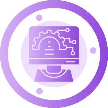 seo modern simgesinin vektör illüstrasyonu