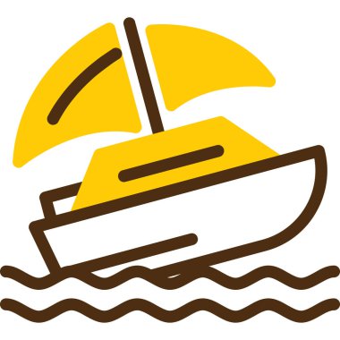 kayık yaz deniz simgesi