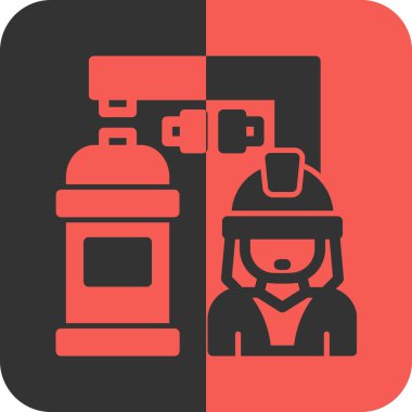 vektör illüstrasyonu, yağ pompası ikonu, endüstriyel sanayi