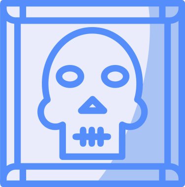 Öldüler. Web simgesi basit illüstrasyon