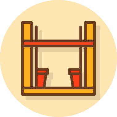 Modern b 'nin vektör illüstrasyonu eksik simgesi