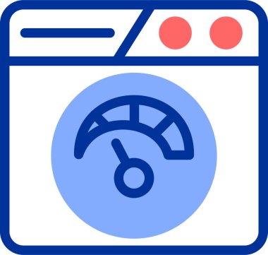 araba yıkama. Web simgesi basit illüstrasyon