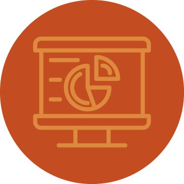 Bilgisayar. Web simgesi basit illüstrasyon