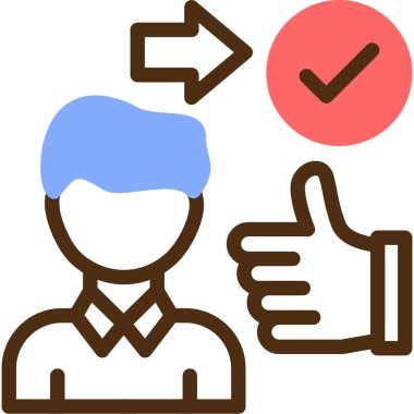 Geri bildirim. Web simgesi basit illüstrasyon