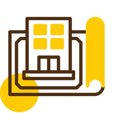 inşaat ikonu vektörü. İnce çizgi işareti. izole edilmiş sınır sembolü çizimi