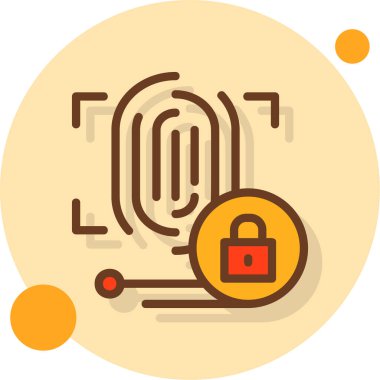 ikon vektör illüstrasyonunu kilitle