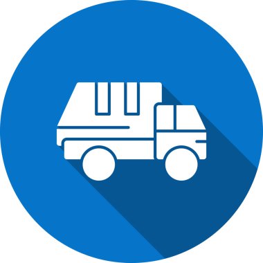 Araba ikonu vektörü. düz vektör illüstrasyonu.