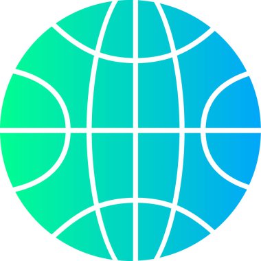 Küresel simge vektör illüstrasyonu