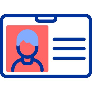 Panosu olan adamın vektör illüstrasyonu