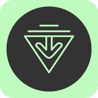 vektör yönü ok simgesi