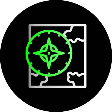 Pusula simgesi vektör resimlemesi