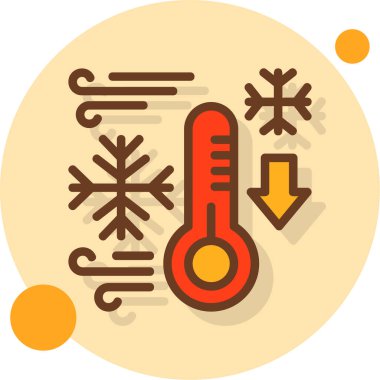 termometre sıcaklığı modern simge, vektör illüstrasyonu