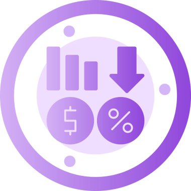 iş grafiği. vektör simgesi