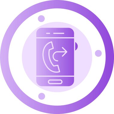 - Telefon. Web simgesi basit illüstrasyon