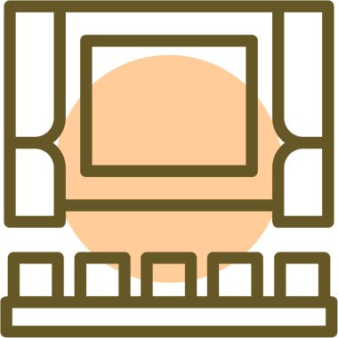 çip simgesi, basit illüstrasyon