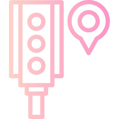 Harita işaretleyici vektör illüstrasyonuName