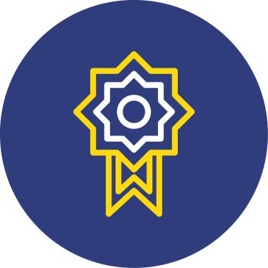 Bir çiçek simgesinin vektör illüstrasyonu