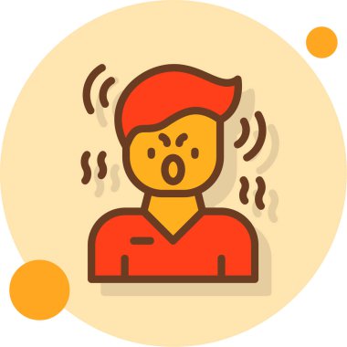 Bir insan simgesinin vektör illüstrasyonu