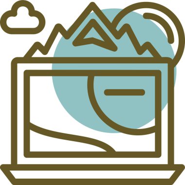 modern simge vektör illüstrasyonu