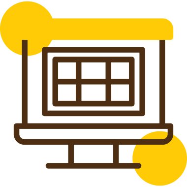 bilgisayar simgesi vektör illüstrasyon tasarımı