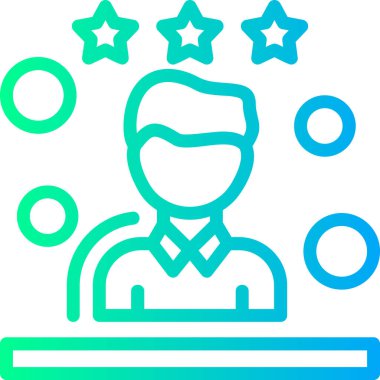 Müşteri derecelendirme geribildirim simgesi - taslak biçimi