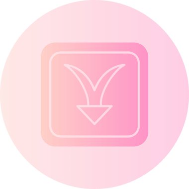 ok simgesi vektör illüstrasyonu