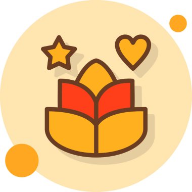 Bir kitap simgesinin vektör illüstrasyonu