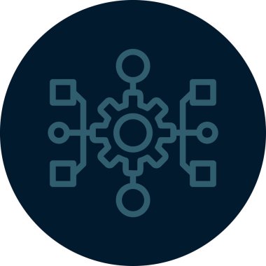 seo modern simgesinin vektör illüstrasyonu