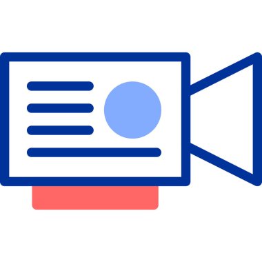 Konuşmacı. Web simgesi basit tasarım