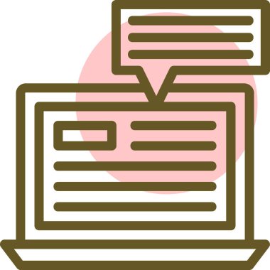 belge simgesi vektör illüstrasyonu