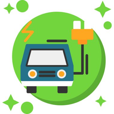 araç şarj istasyonu simgesi