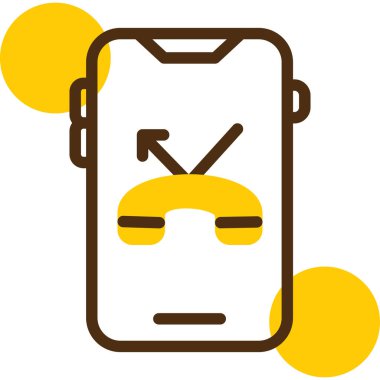 - Telefon. Web simgesi basit illüstrasyon