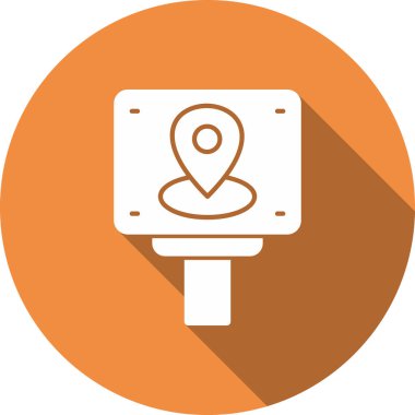 Harita işaretleyici vektör simgesi