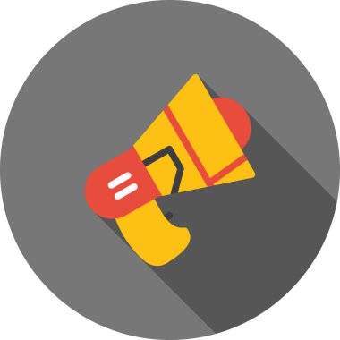 reklamcılık reklam simgesi düz stil