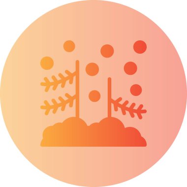 Ağaç simgesinin vektör illüstrasyonu