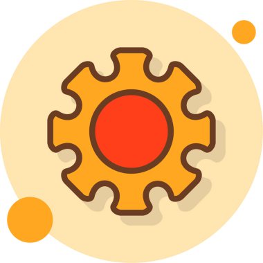 Teçhizat Web simgesi basit illüstrasyon