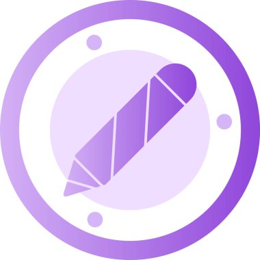 Bir pusulanın modern simgesinin vektör çizimi