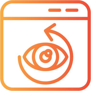 kamera web simgesi basit illüstrasyon