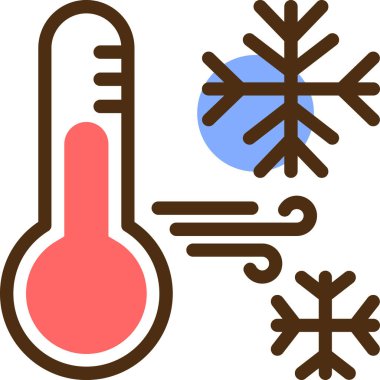 Dosyalanmış taslak biçiminde soğuk sıcak simge