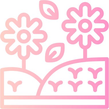 çiçek web simgesi basit tasarım