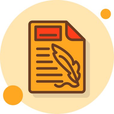 Kitap. Web simgesi basit illüstrasyon