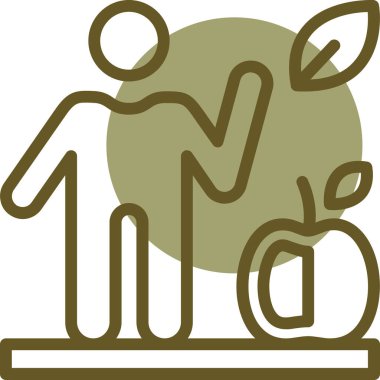 Köpeğin minimalist vektör çizimi