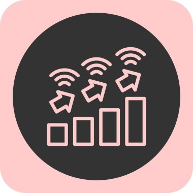 seo modern simgesinin vektör illüstrasyonu